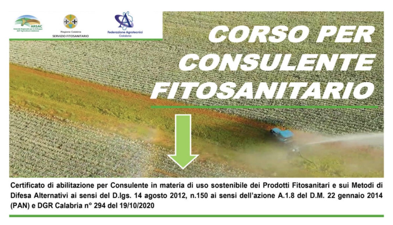 Aperte le iscrizioni al corso per Consulente Fitosanitario